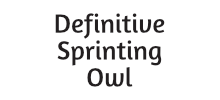 Definitive Sprinting Owl